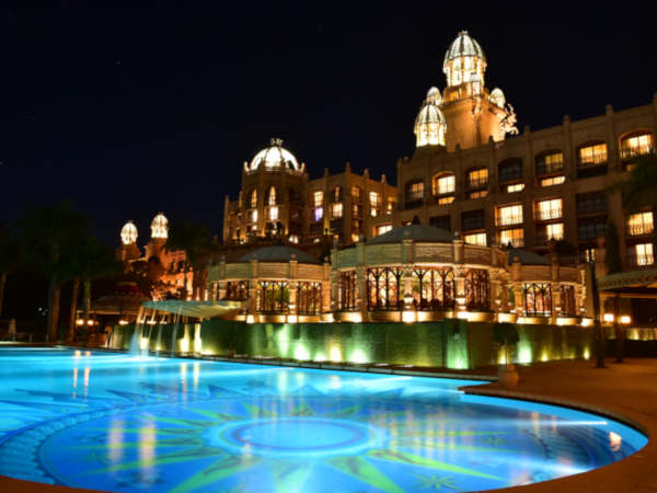 sun city at night